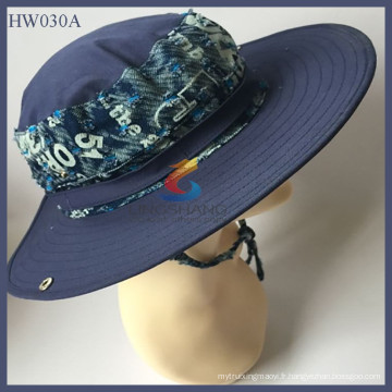 Mode Hommes Femmes Panama Hat Contraste Color Straw Ribbon Pinched Crown Rolled Trim Summer Floppy Hat Beach Cap